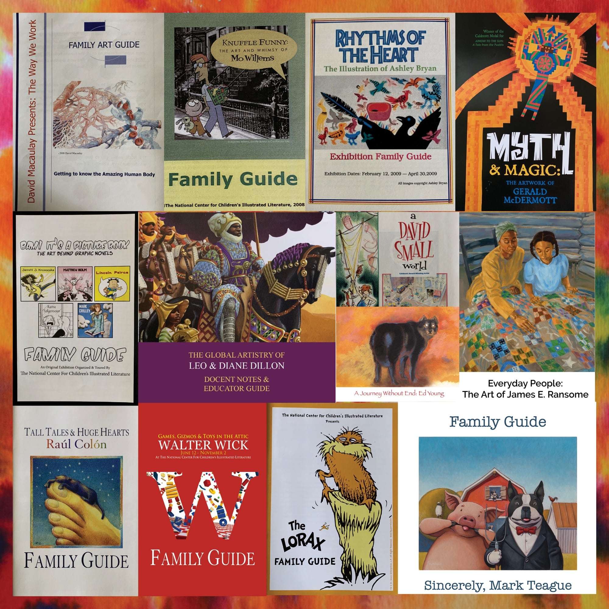 Exhibition Art Guides, Family Guides, Classroom Connections, Docent Guides, Educator's Guides